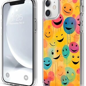 Colorful Smiley Face Phone Case